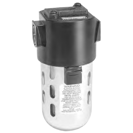 Wilkerson AF2 Series Modular Afterfilter, Port Sizes 1/4, 3/8, 1/2; Flows to 91 SCFM